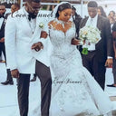 Plus Size Bride Flattering Mermaid Dress