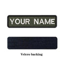 Custom Army Green Text Embroidery Patch Personalized Badge