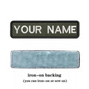 Custom Army Green Text Embroidery Patch Personalized Badge