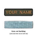 Custom Army Green Text Embroidery Patch Personalized Badge