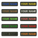 Custom Army Green Text Embroidery Patch Personalized Badge