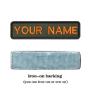 Custom Army Green Text Embroidery Patch Personalized Badge