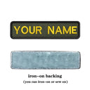 Custom Army Green Text Embroidery Patch Personalized Badge