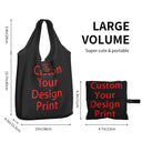 Large Tote Bag for Women with Logo Print