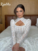 Custom Beaded Lace Bridal Gown for Bride