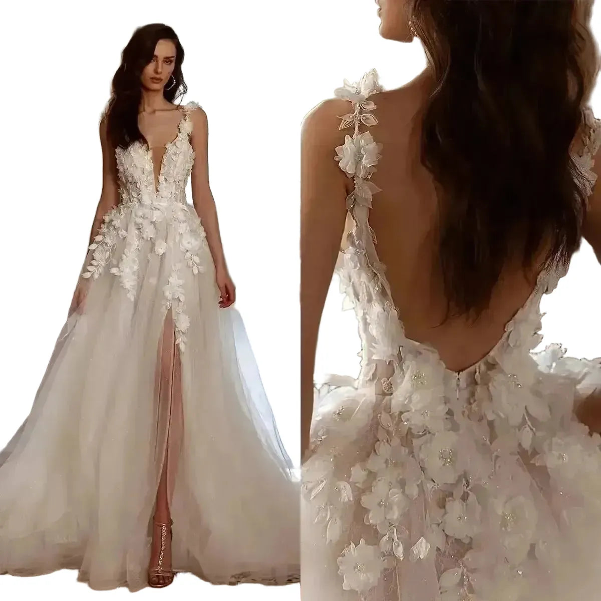 Flattering Wedding Dress for Brides — product view 1