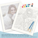 Custom Family Portrait Paint By Numbers Kit Personalize Your DIY Masterpiece