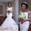 Custom Mermaid Bridal Dress For Weddings