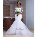 Custom Mermaid Bridal Dress For Weddings