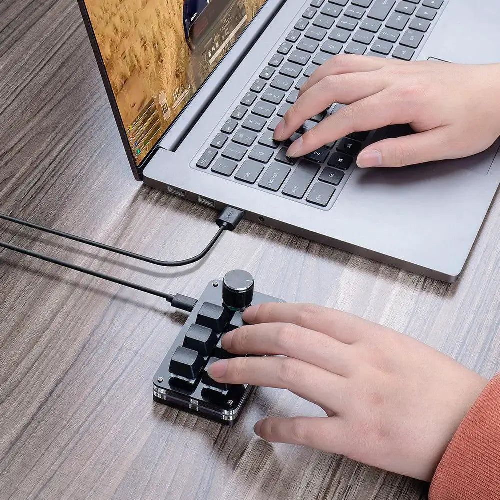 Macro Knob Keyboard Turbocharge Workflow RGB Pro Edition
