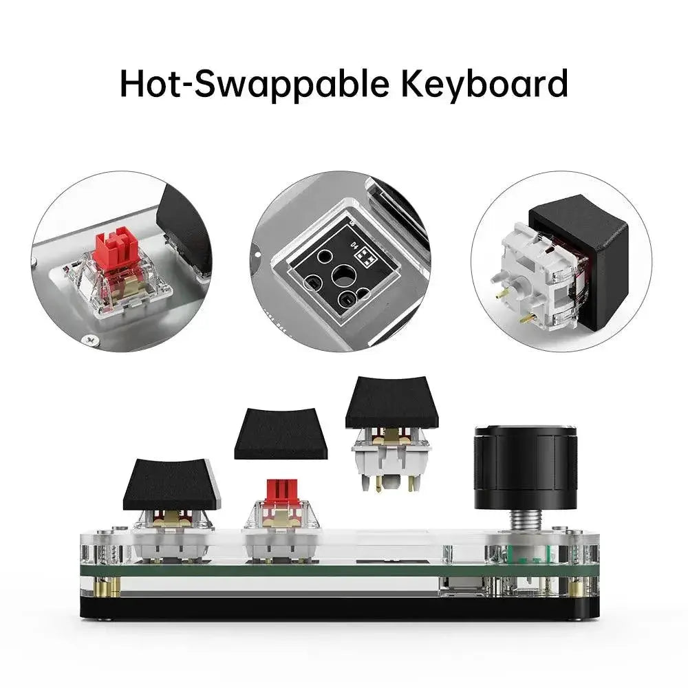 Macro Knob Keyboard Turbocharge Workflow RGB Pro Edition