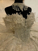 Beaded Wedding Dress With Built-In Bra