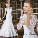 Elegant Beaded Bridal Mermaid Dress