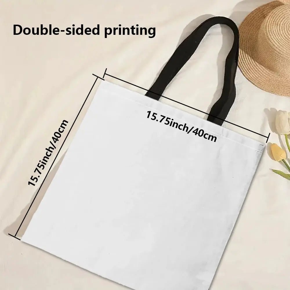 Custom Photo Tote Bag Personalized Reusable Grocery Tote Make It Yours Foldable