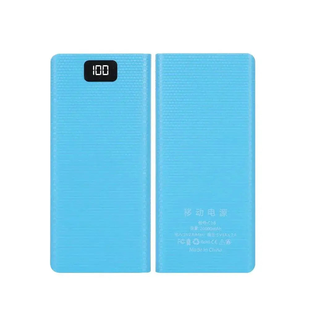 Customizable 18650 Power Bank Case With USB Type C