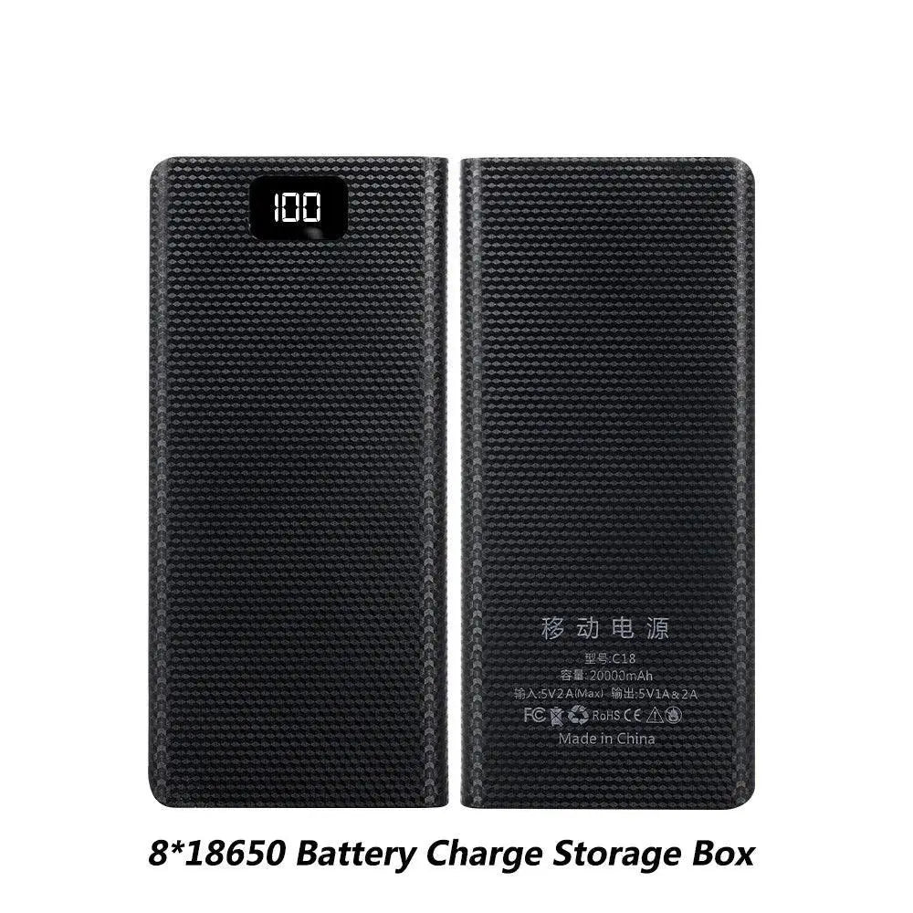 Customizable 18650 Power Bank Case With USB Type C
