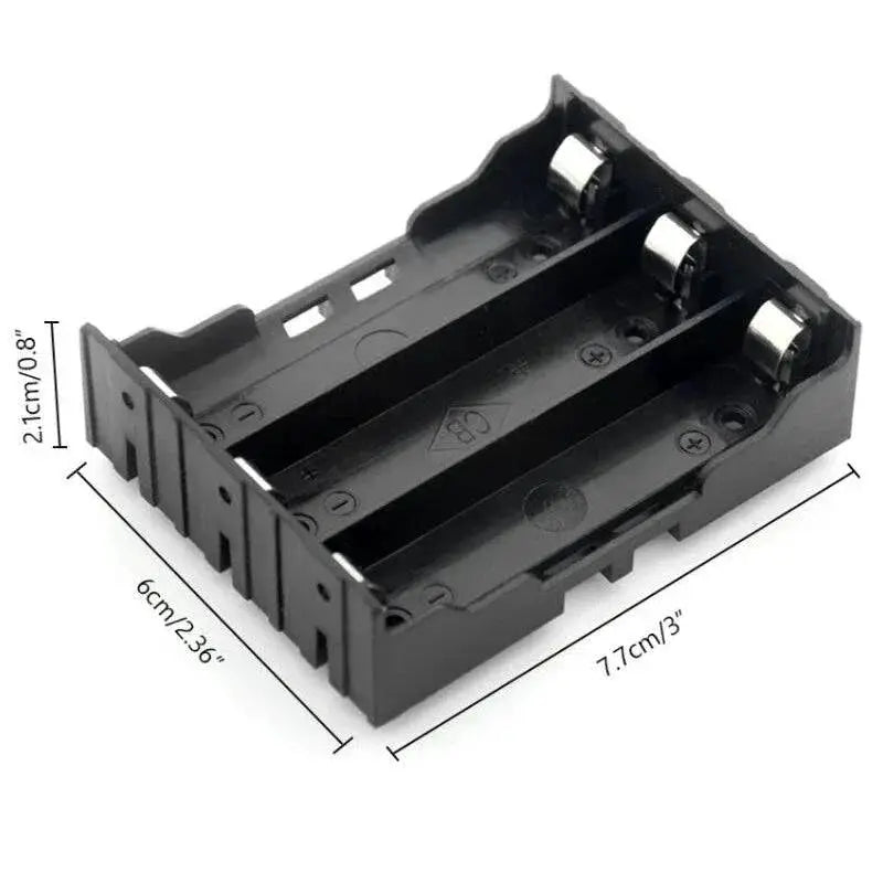 Customizable ABS 18650 Battery Holder Cases 1 to 4 Slots