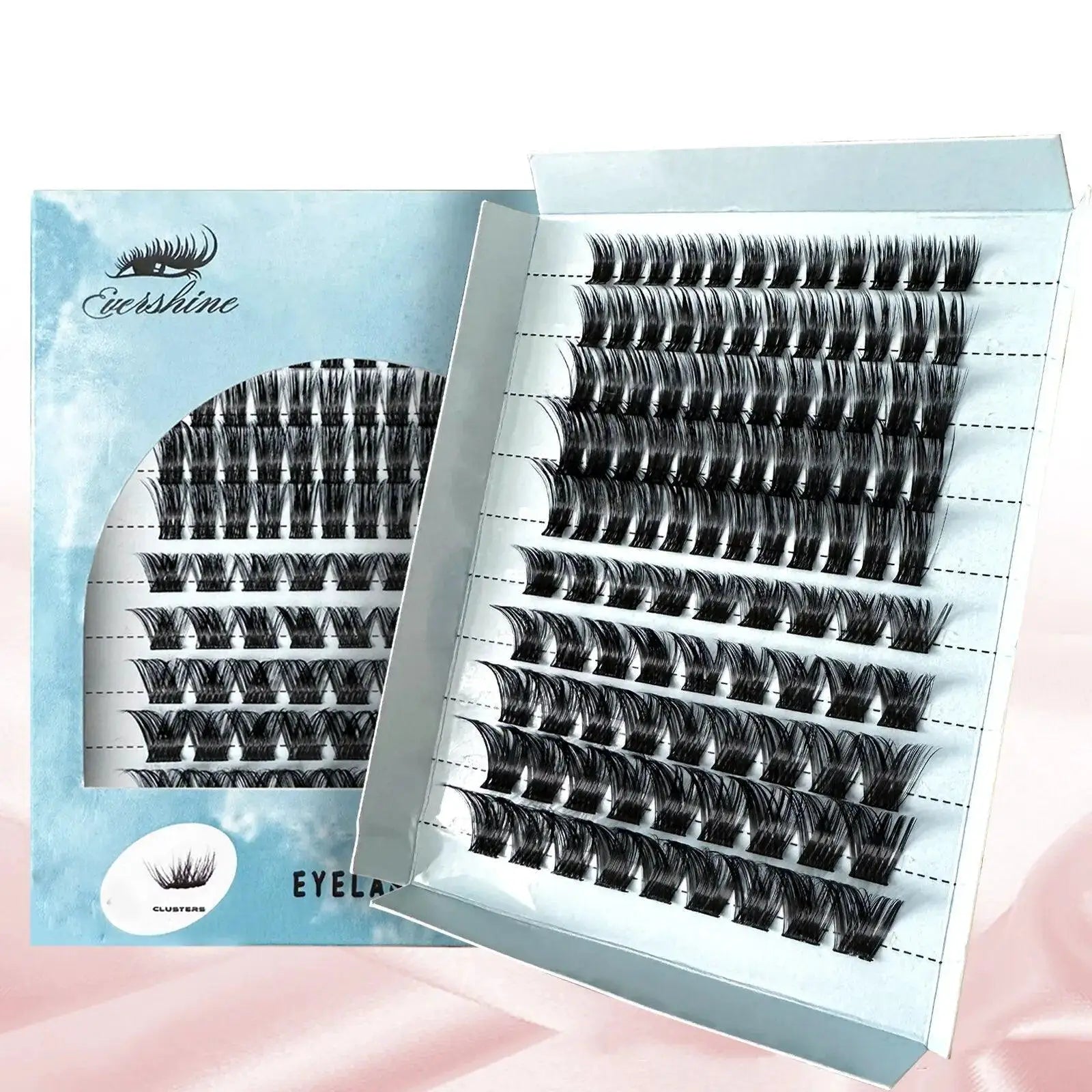 Customizable Eco Friendly Faux Mink Eyelash Set Glam Looks