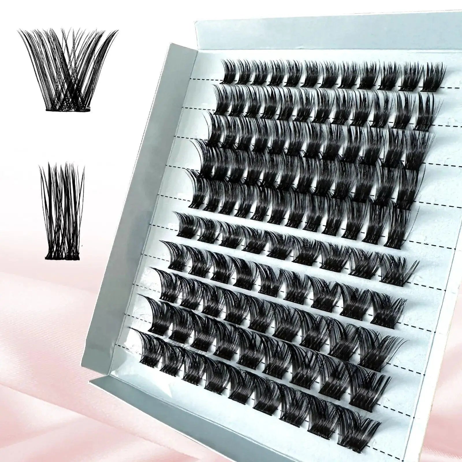 Customizable Eco Friendly Faux Mink Eyelash Set Glam Looks