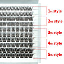 Customizable Eco-Friendly Faux Mink Eyelash Set Glam Looks