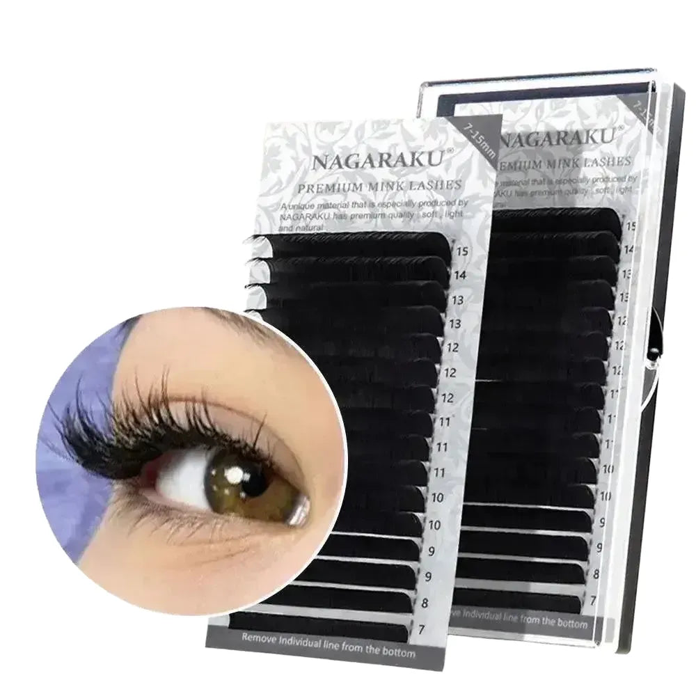 Customizable Lightweight Mink Eyelash Extensions Durable — product view 1