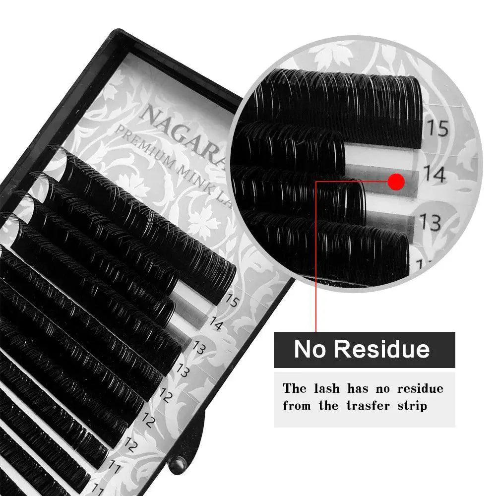 Customizable Lightweight Mink Eyelash Extensions Durable