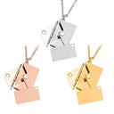 Customizable Valentine's Day Locket Necklace - Love Pendant