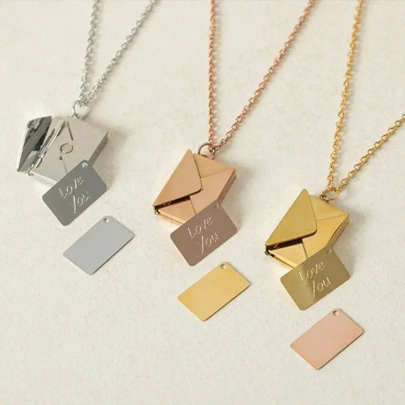 Customizable Valentines Day Locket Necklace Love Pendant