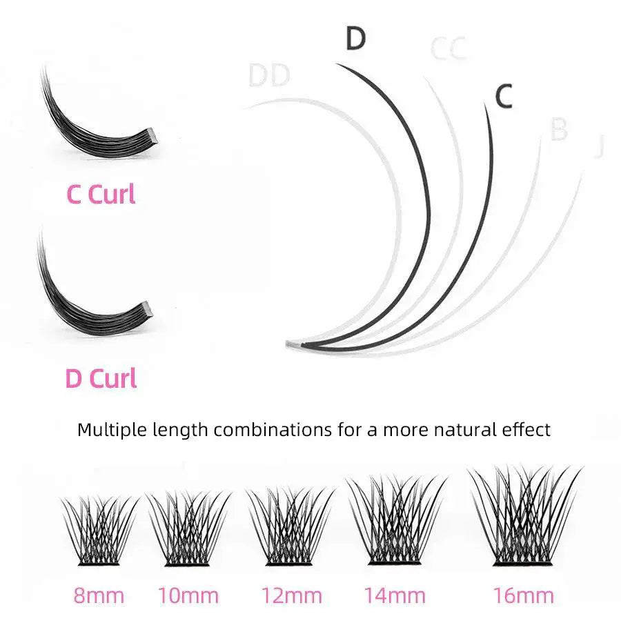 Handcrafted Segmented Eyelashes Customize Your Look