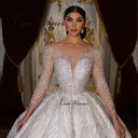 Custom Backless Wedding Dress for Brides