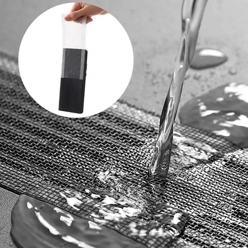 Cutable Shower Drain Hair Catcher Stickers Easy Installation