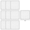 Cutable Shower Drain Hair Catcher Stickers Easy Installation