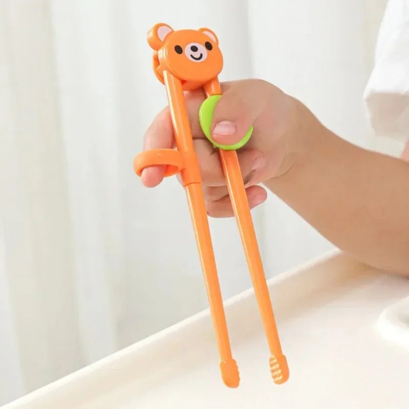 Cute Animal Learning Chopsticks for Kids Bear Red Panda Frog Training Essentials