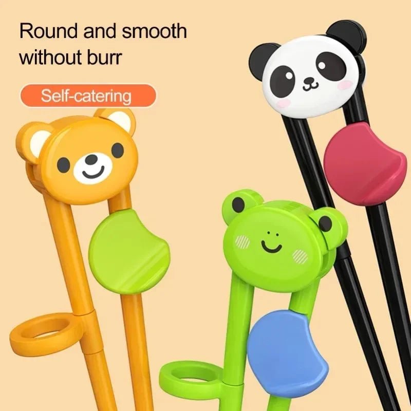 Cute Animal Learning Chopsticks for Kids Bear Red Panda Frog Training Essentials