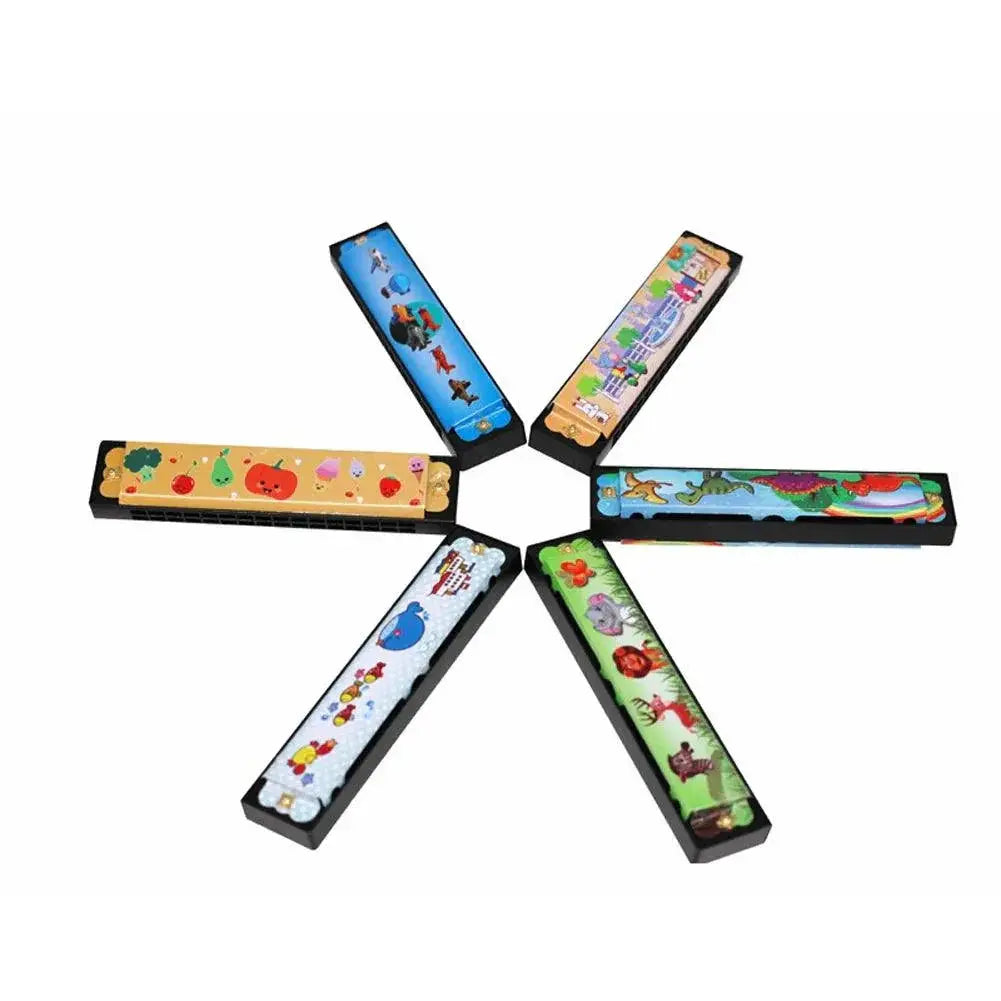 Cute Cartoon Harmonica Montessori Kids Wind Instrument Gift