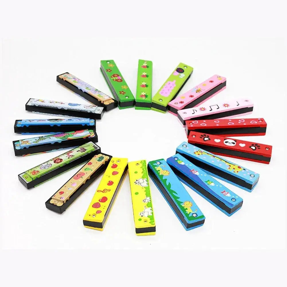 Cute Cartoon Harmonica Montessori Kids Wind Instrument Gift