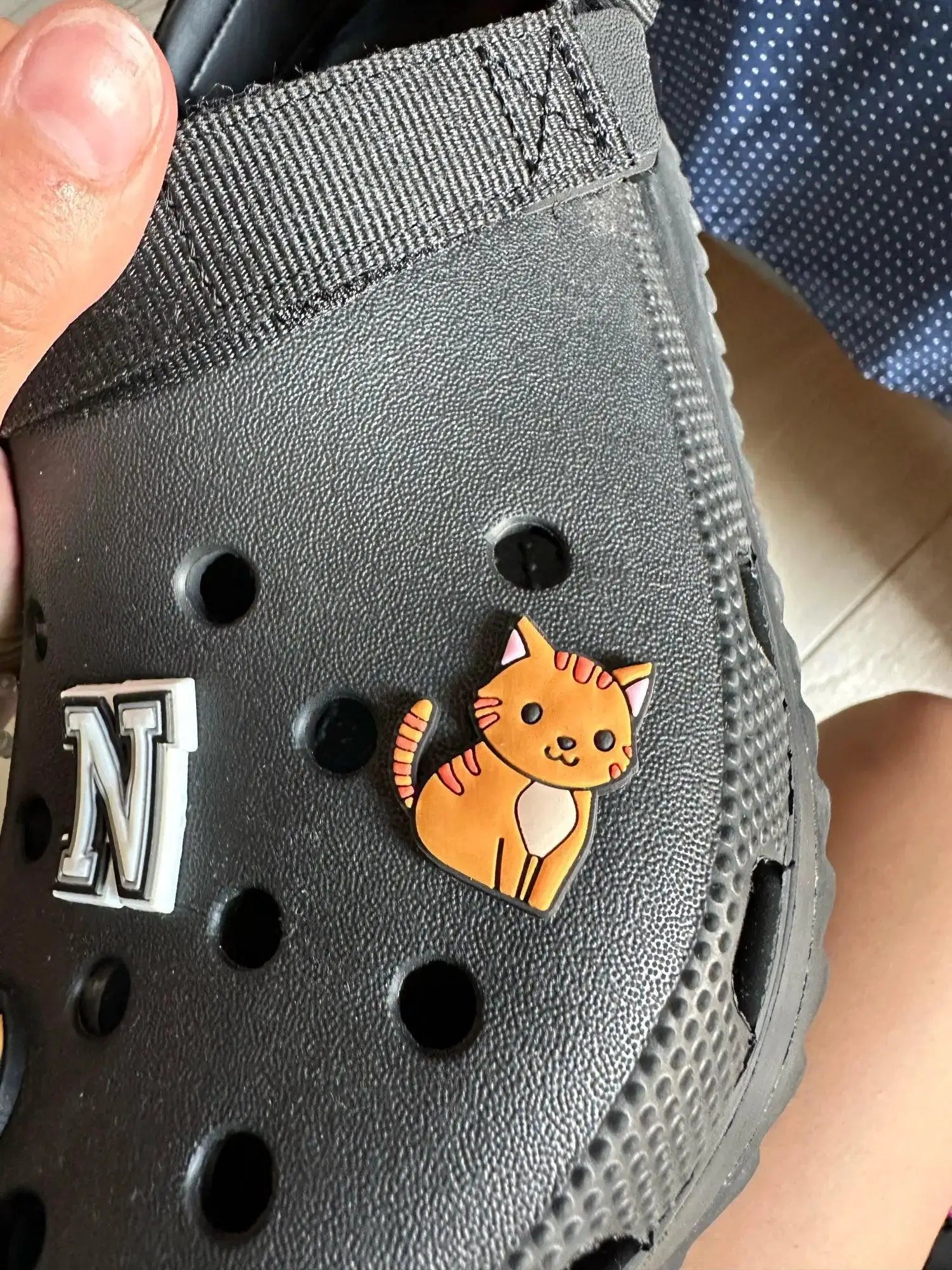 Cute Cat Shoe Charms PVC Decoration Pins for Women