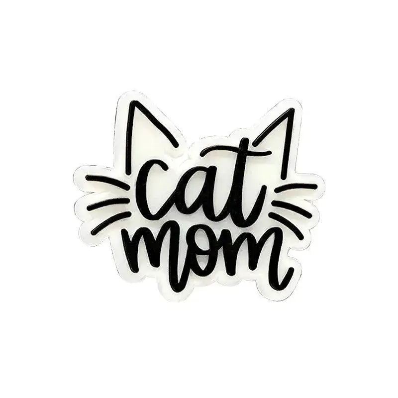 Cute Cat Shoe Charms PVC Decoration Pins for Women