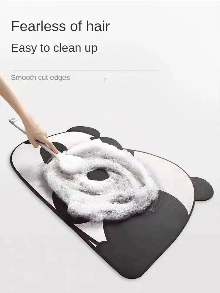Cute Diatom Cartoon Bathroom Mat Super Absorbent Non Slip