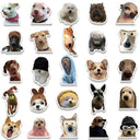 Waterproof Pet Sticker Set for Laptops