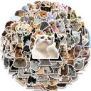 Waterproof Pet Sticker Set for Laptops