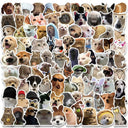 Waterproof Pet Sticker Set for Laptops
