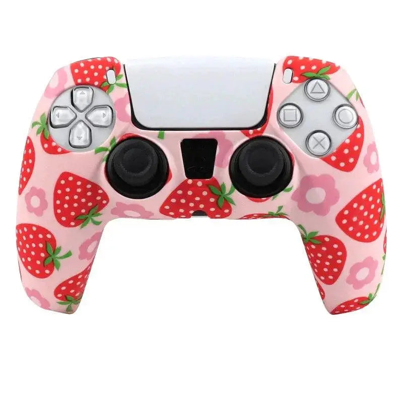 Cute Fruit Soft Silicone Protective Cover for PS5 Controller