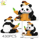 Cute Panda Micro Building Blocks Creative DIY City Toy Set