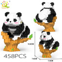 Cute Panda Micro Building Blocks Creative DIY City Toy Set