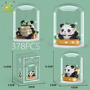 Cute Panda Micro Building Blocks Creative DIY City Toy Set