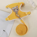 Cute Rabbit Harness and Leash Set for Outdoor Walking Pets