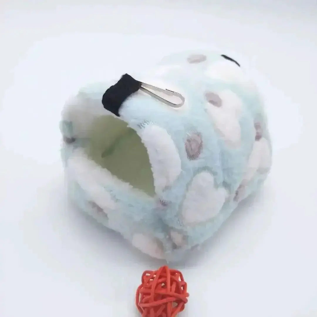Cozy Winter Flannel Hamster House Nest For Small Pets