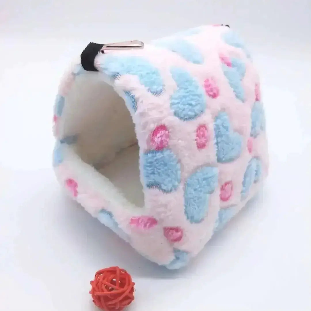 Cozy Winter Flannel Hamster House Nest For Small Pets