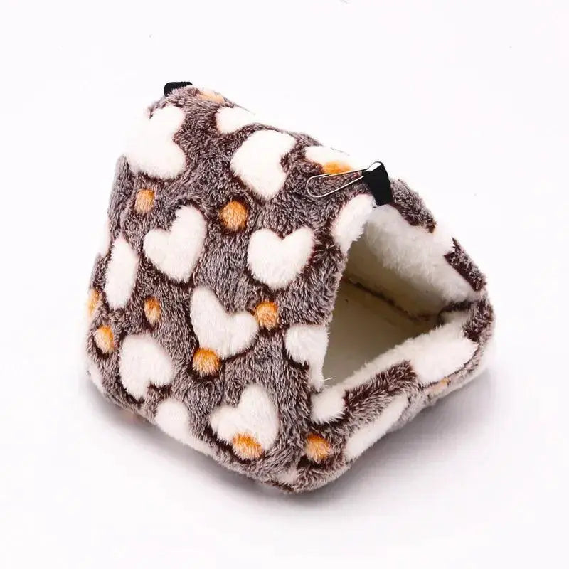 Cozy Winter Flannel Hamster House Nest For Small Pets